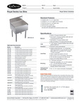 Krowne Royal Series Ice Bin Specsheet