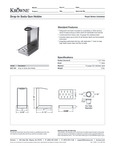 Krowne Soda Gun Holders Specsheet
