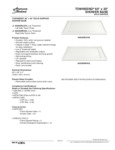 American Standard Townsend Shower Base Specsheet