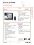 8-Convotherm maxx pro - easyTouch 10.20 Electric Spritzer - Specification UL 8-Convotherm maxx pro - easyTouch 10.20 Electric Spritzer - Specification UL