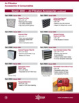 Filter Specsheet Filter Specsheet