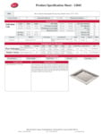 Tablecraft Hive Collection Tray Specsheet