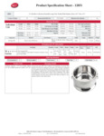 Tablecraft Hive Collection Beverage Tub Specsheet