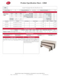 Tablecraft Wooden Risers Specsheet