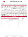 Tablecraft Glass Specsheet