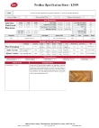 Tablecraft Serving Plate Specsheet