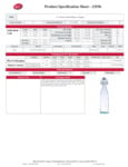 Tablecraft Oil & Vinegar Bottle Specsheet