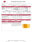 Tablecraft Stackable Bowl & Lid Specsheet