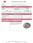 Tablecraft Serving Plate Specsheet