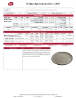 Tablecraft Serving Plate Specsheet