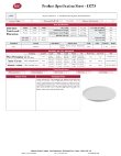 Tablecraft Serving Plate Specsheet