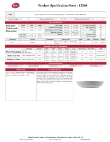 Tablecraft Serving Bowl Specsheet