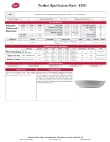 Tablecraft Serving Bowl Specsheet