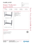 Garland Master Production Stand Specsheet
