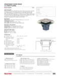 822-series---adjustable-floor-drain-with-deck-flange---halo---sch-40-conn-