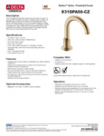 831DPA50-CZ specs 831DPA50-CZ specs