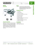 84145 Food Cutter Spec Sheet F7923 (11-23)