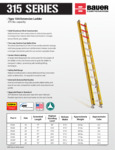 85231536 - Bauer 315 Series Ladders SS