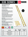 85233957 Bauer 339 Series Ladders SS