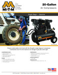 Mi-T-M Air Compressor Specsheet Mi-T-M Air Compressor Specsheet