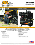 Mi-T-M Air Compressor Specsheet Mi-T-M Air Compressor Specsheet