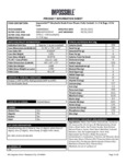 871IMP020142 Spec Sheet