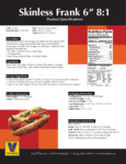 871VB3180_Spec Sheet 8-1 6inch 13180 Skinless Vienna Beef Frank.pdf
