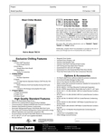 Spec Sheet Spec Sheet