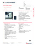9-Convotherm maxx pro - easyTouch 10.10 Gas Spritzer - Specification 9-Convotherm maxx pro - easyTouch 10.10 Gas Spritzer - Specification