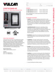 901CHEF61EC_ChefsCombi 61E Elec_Spec Sheet 901CHEF61EC_ChefsCombi 61E Elec_Spec Sheet