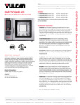 901CHEF62EC_ChefsCombi 62E Elec_Spec Sheet 901CHEF62EC_ChefsCombi 62E Elec_Spec Sheet
