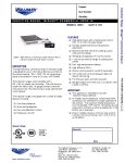 Spec Sheet Spec Sheet
