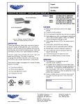 Spec Sheet Spec Sheet