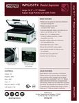 Waring Panini Specsheet