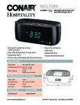 WCL75BK Specsheet WCL75BK Specsheet