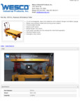 Wesco 273711 Specsheet