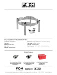 FOH 6.5 qt Stackable Chafer Base Specsheet