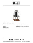 FOH 1 Gallon Domino Milk Dispenser Specsheet FOH 1 Gallon Domino Milk Dispenser Specsheet