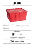 FOH 10.5 qt Soup Urn Storage Crate Specsheet