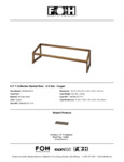 FOH T-Collection Slanted Riser Specsheet