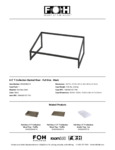 FOH T-Collection Slanted Riser Specsheet FOH T-Collection Slanted Riser Specsheet