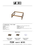 FOH T-Collection Riser Specsheet FOH T-Collection Riser Specsheet