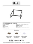 FOH T-Collection Slanted Riser Specsheet
