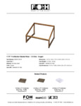 FOH T-Collection Slanted Riser Specsheet