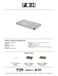 FOH T-Collection Cold Display Cover Specsheet FOH T-Collection Cold Display Cover Specsheet