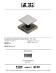 FOH Eco System StellarVolt Iduction Box Set Specsheet FOH Eco System StellarVolt Iduction Box Set Specsheet