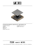 FOH Eco System StellarVolt Iduction Box Set Specsheet