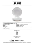 FOH Artefact Low Bowl Specsheet