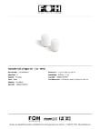 FOH Artefact Salt & Pepper Specsheet