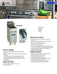 Imperial Open Pot Fryer Spec Sheet Imperial Open Pot Fryer Spec Sheet